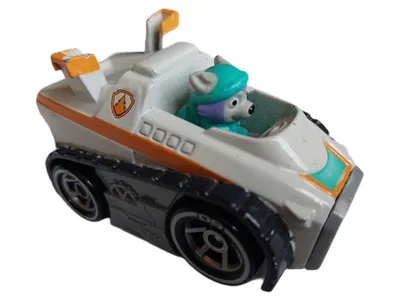 PAW Patrol Everest Schneemobil Spielzeugauto Figur Weiß Kunststoff 6x8cm