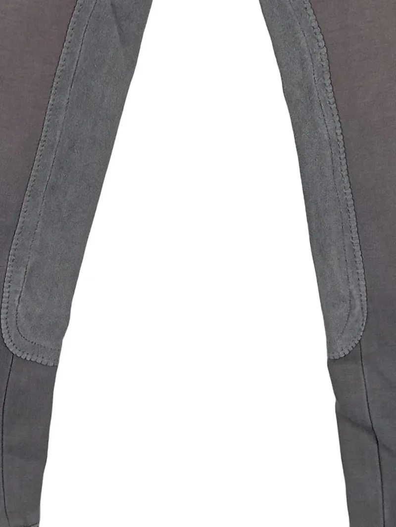 Equilibre Kinder Reithose Gr. 164 Grau Uni Baumwolle Sportlich 4