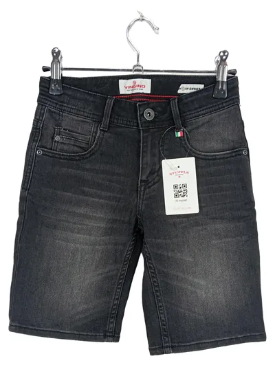 Vingino Jeans Shorts Kinder Gr. 134 Grau Denim Bermuda Kurze Hose