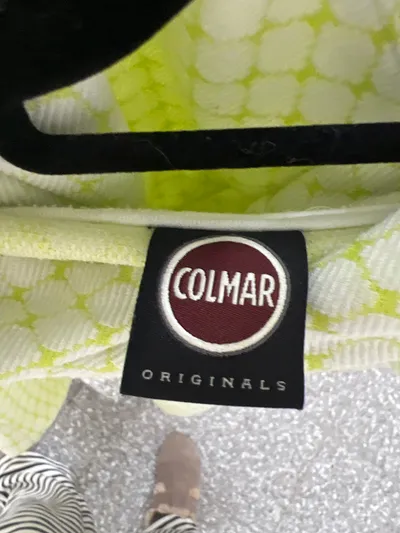 COLMAR Originals Damen Kapuzenpullover Hoodie Gr. L Gelb Cropped