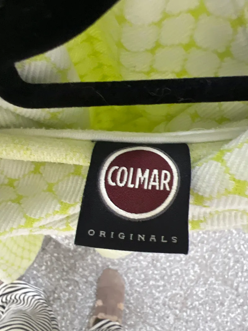 COLMAR Originals Damen Kapuzenpullover Hoodie Gr. L Gelb Cropped 2