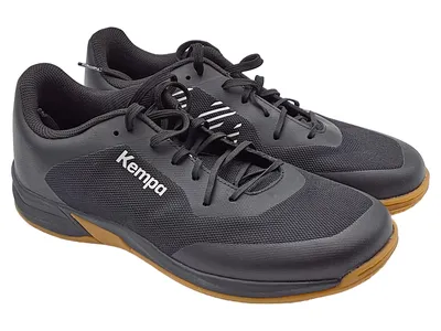 Kempa Handballschuhe Herren Gr. 46 Schwarz Synthetik Sportschuhe