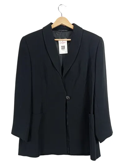 TUZZI Damen Blazer Schwarz Gr. 42 Klassisch Elegant Business