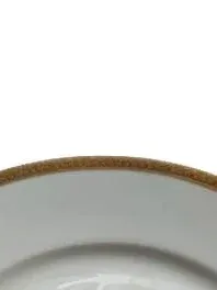 Edelstein Essteller Porzellan 31cm Serie 2181 Weiß Elegant Festlich Uni 2