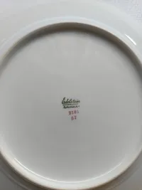 Edelstein Essteller Porzellan 31cm Serie 2181 Weiß Elegant Festlich Uni 3