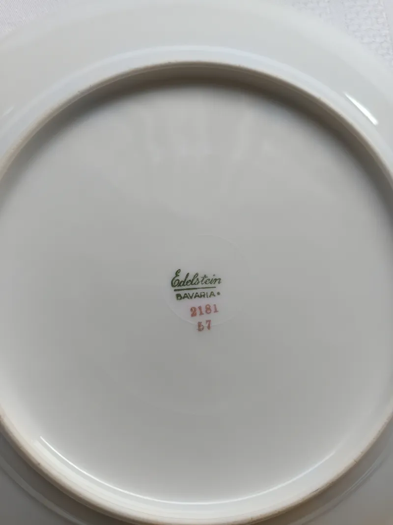 Edelstein Essteller Porzellan 31cm Serie 2181 Weiß Elegant Festlich Uni 3