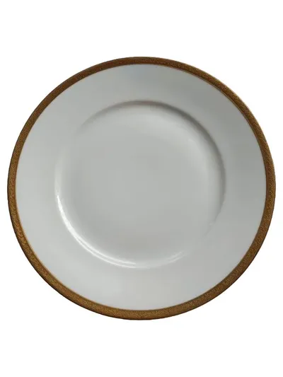Edelstein Bavaria Essteller 2181 Uni Porzellan Weiß 25 cm Festlich