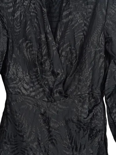 ASOS Design Damen Cocktailkleid Gr. 38 Schwarz Wickelkleid Elegant