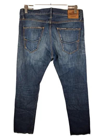 Herrlicher Destroyed Jeans Herren W34/L32 Blau Used Look Denim
