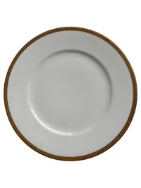 Edelstein Essteller Porzellan 25cm Weiß Elegant Festlich Uni Serie 2181 1