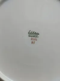 Edelstein Essteller Porzellan 25cm Weiß Elegant Festlich Uni Serie 2181 3