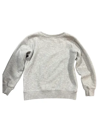 Dopo Dopo Kinder Pullover Jungen Grau Langarm Struktur Gr. 122