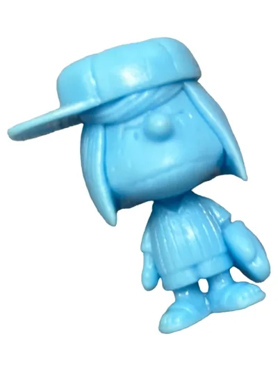 PEANUTS Peppermint Patty Minifigur Blau Sammlerfigur 4,5 cm