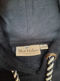 Blue Motion Hoodie Kleid Damen Gr. L 44/46 Blau Sweatshirt Kapuze 2