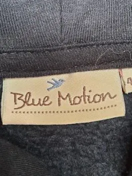 Blue Motion Hoodie Kleid Damen Gr. L 44/46 Blau Sweatshirt Kapuze 3