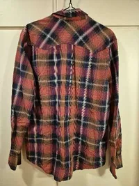 Ben Sherman Herren Freizeithemd Kariert Western Stil Gr. XL Baumwolle 2