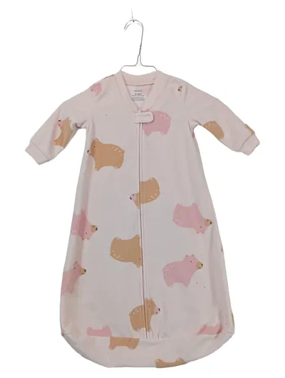 Carter's Baby Schlafsack Fleece Gr. 68 Rosa Tiermotive 63cm