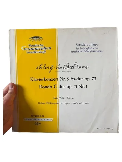 Beethoven Klavierkonzert Nr.5 op.73 Vinyl LP Deutsche Grammophon Stereo