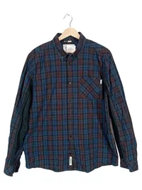 Carhartt WIP Herren Freizeithemd Kariert Slim Fit Gr. XL Blau Braun 1