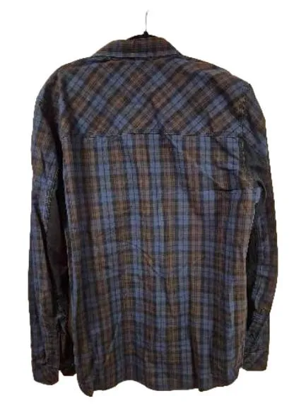 Carhartt WIP Herren Freizeithemd Kariert Slim Fit Gr. XL Blau Braun 2