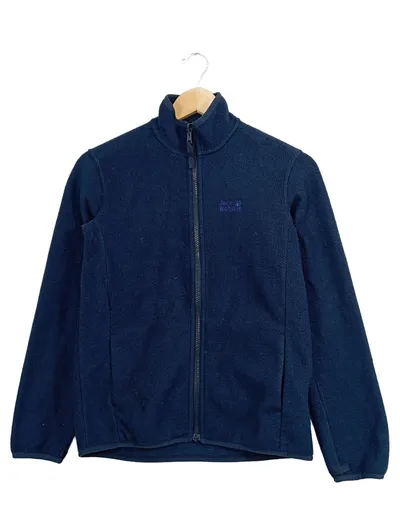 Jack Wolfskin Fleecejacke Kinder Blau Gr. 152 Outdoor Herbst Winter