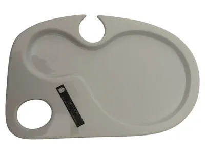 Serax Servierplatte Maison d'Être Porzellan Weiß 26x16 cm Modern Alltag