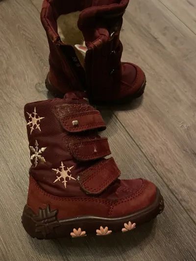 Elefanten Schneestiefel Mädchen Gr. 20 Winterstiefel Rot TEX gefüttert