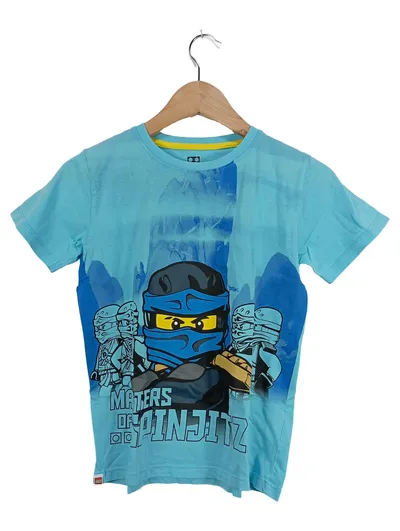 LEGO Ninjago T-Shirt Gr. 140 Masters of Spinjitzu Türkis Kinder
