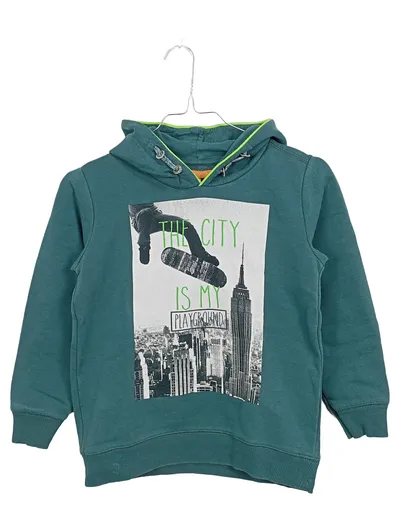 STACCATO Kinder Kapuzenpullover Hoodie Baumwolle Petrol Gr. 116