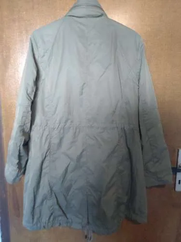 MONA Damen Windjacke Parka Oliv Gr. 44 Leichte Übergangsjacke