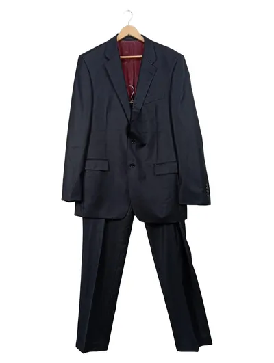 LINUS Herren Anzug Sakko Hose Grau Klassisch Business Gr. 52/XL