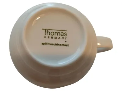 Thomas Germany Tasse Porzellan Weiß Spülmaschinenfest 300ml