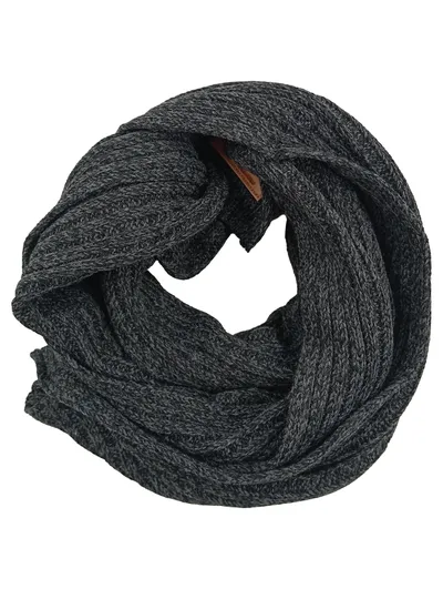 Bridgestone Herren Schal Grau Meliert Polyacryl 170x30cm Casual