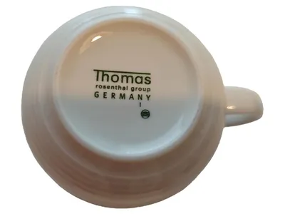Thomas Rosenthal Group Tasse Weiß Porzellan 300ml Germany Kaffeetasse