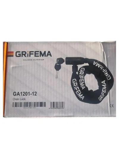 GRIFEMA GA1201-12 Fahrradschloss Kettenschloss Schwarz