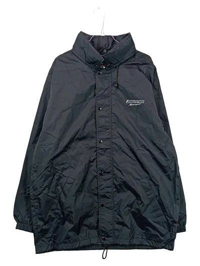Bridgestone Windjacke Herren XL Schwarz Sportlich Nylon Kapuze Outdoor