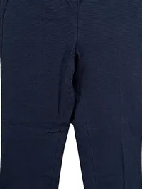Caroll Damen Anzughose Business Hose Blau Kariert Gr. W26 34 XS Viskose 3