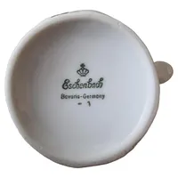 Eschenbach Bavaria Porzellan Kanne Milchkännchen Blumenmuster Rosa 15cm 2