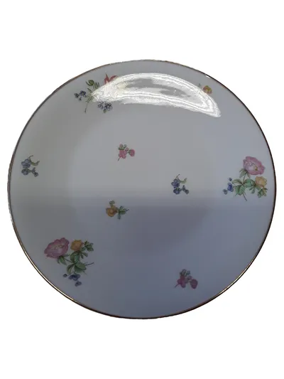 Heinrich Essteller Porzellan Blumenmuster Klassisch Weiß 19 cm Alltag