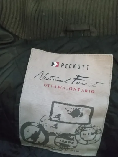 PECKOTT Steppweste Herren Gr. L Oliv Outdoor Weste gefüttert