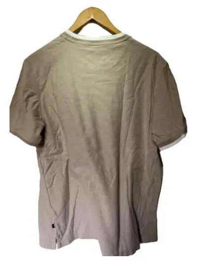 Ted Baker London Herren T-Shirt Gr. 4/XL Beige Baumwolle Casual