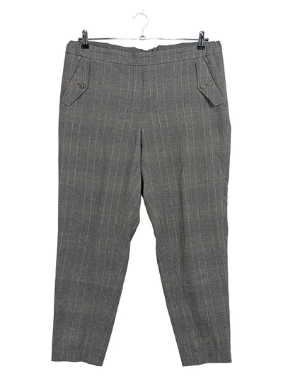 BRAX Damen Anzughose Gr. 44 Grau Kariert Business Stoffhose