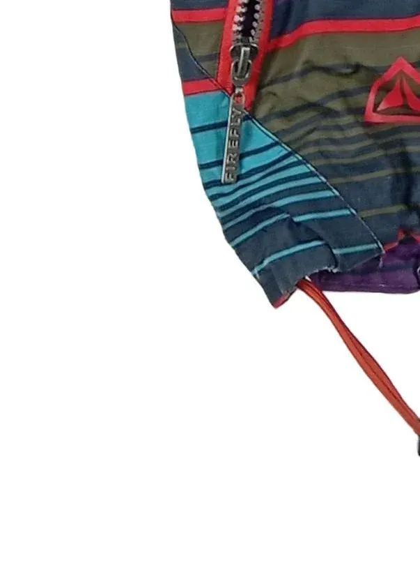 Firefly Skijacke Kinder Gr. 120/122 Mehrfarbig Gestreift Kapuze 3