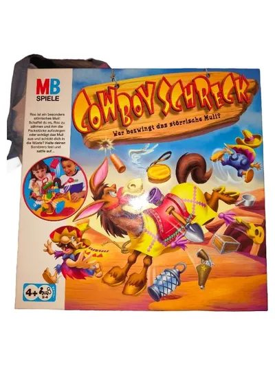 Cowboy Schreck MB Spiele Geschicklichkeitsspiel Kinder ab 4 Jahre 2-4 Spieler