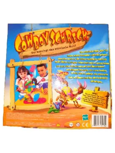 Cowboy Schreck MB Spiele Geschicklichkeitsspiel Kinder ab 4 Jahre 2-4 Spieler