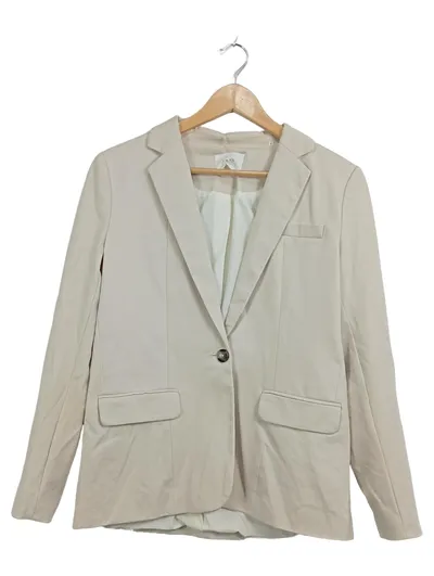 YAYA Women Damen Blazer Gr. 38 Beige Business Einknopf Sakko