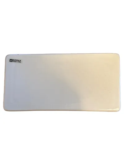 Serax maison d'être Servierplatte Keramik Weiß Minimalistisch 20x10 cm