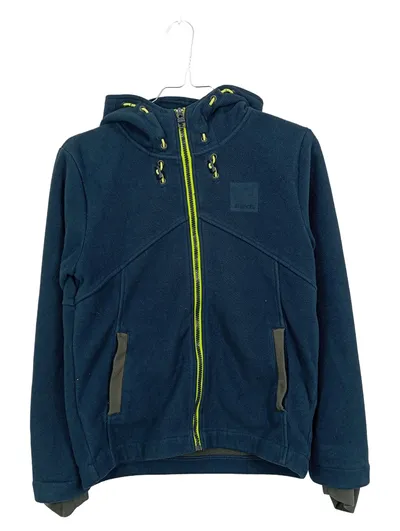 Bench Fleecejacke Kinder Gr. 152 Petrol Kapuze Reißverschluss Outdoor Herbst