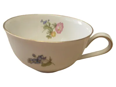 Heinrich Porzellan Tasse Blumenmuster Weiß Klassisch 5cm Alltag