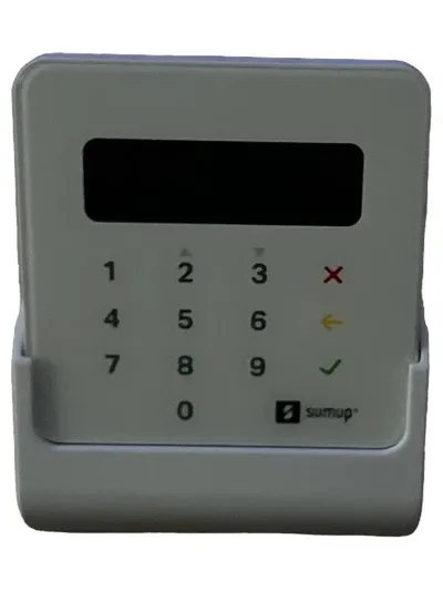 SumUp AIR1E215 Kartenlesegerät EC Kartenterminal kontaktlos NFC Bluetooth Weiß